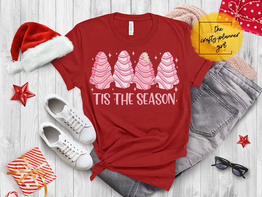 Pink Tis The Season Cakes