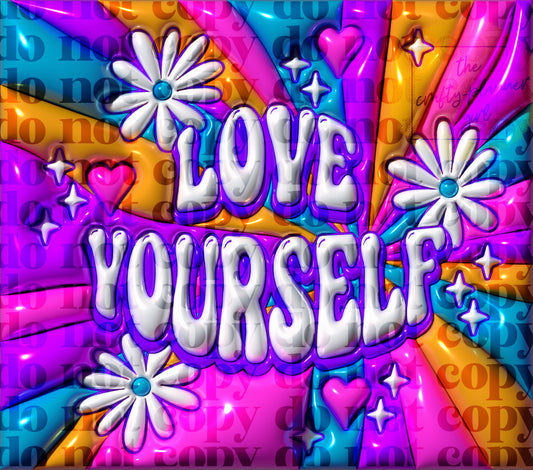 Love Yourself 20oz Tumbler Wrap