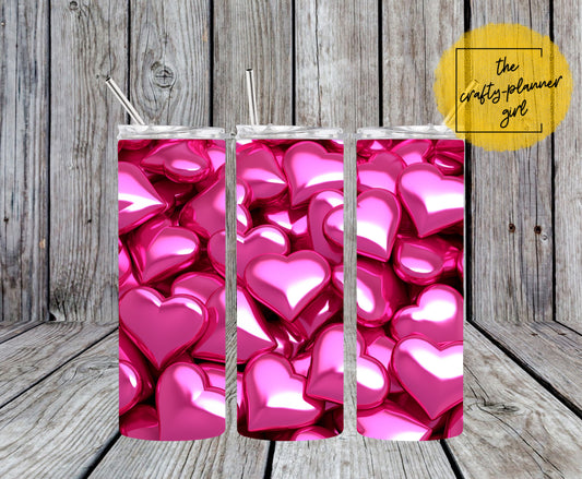 Pink Infinite Hearts